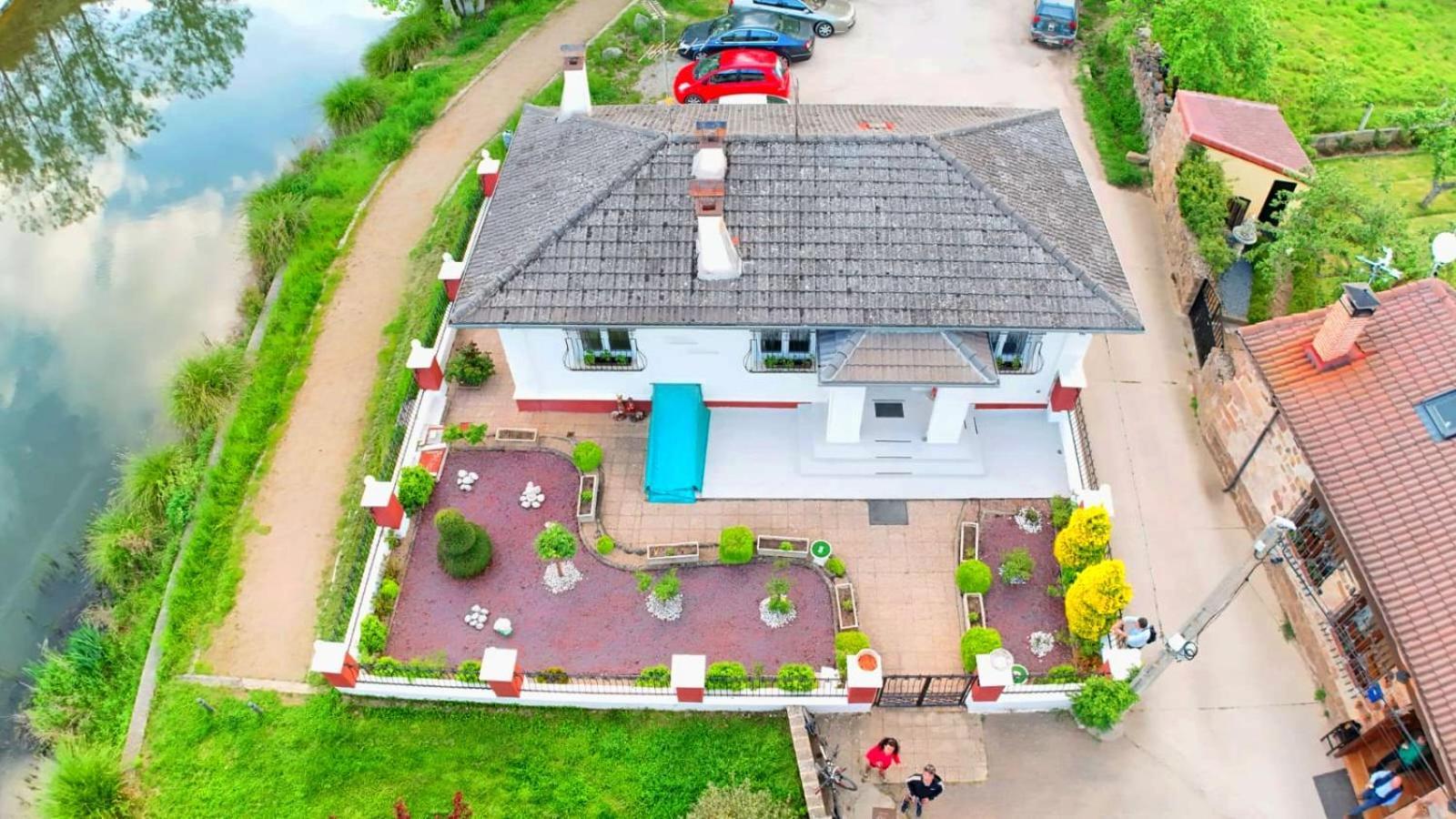 Villa Casa La Riera Salinas De Pisuerga Esterno foto